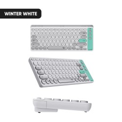 Alcatroz Jellybean AirDock 2 79-Key Wireless Keyboard - Winter White (Boxed) — Buy in Cyprus with Fast Delivery