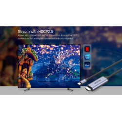 Buy Unitek Converter USB-C to HDMI Cable - V1423B - 8K60Hz 1.8m in Cyprus, Nicosia, Limassol, Larnaka, Pafos