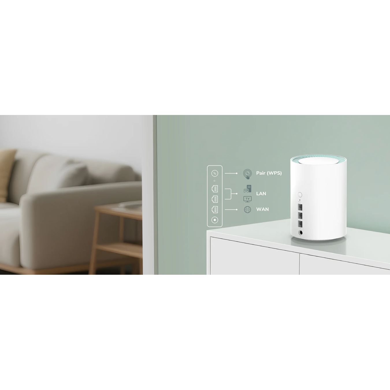 Cudy M1500 1.0 AX1500 Dual-Band Gigabit Mesh Wi-Fi 6 System – 1201 Mbps 5GHz + 3 Gigabit Ports | Armenius Store