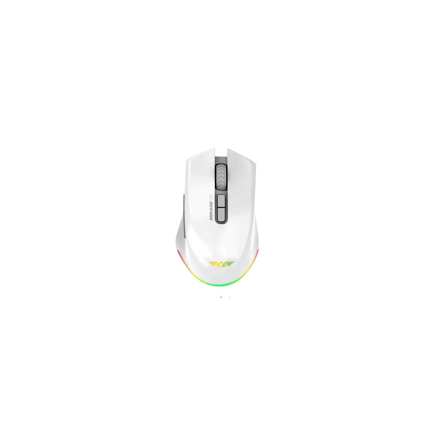 Armaggeddon Mirage VII Wired+2.4G+BT Recharge 7B White Gaming Mouse (Boxed) — Buy in Cyprus with Fast Delivery