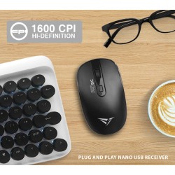 Alcatroz Airmouse Pro 5C Wireless Silent Mouse USB-A & USB-C Black (Boxed) — Buy in Cyprus with Fast Delivery