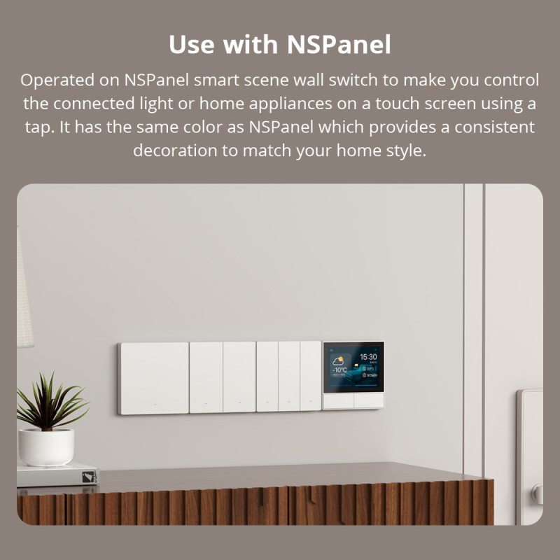 Buy Sonoff Matter WiFi Smart Wall Mechanical Switch 2-Button White - M5 - Matter... in Cyprus, Nicosia, Limassol, Larnaka, Pafos