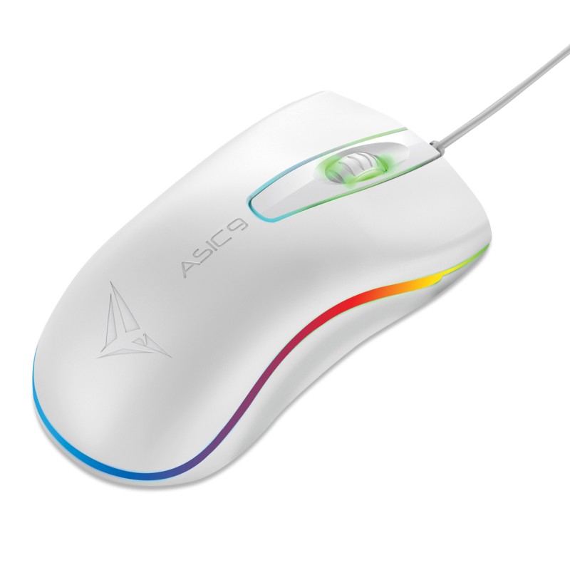 Alcatroz ASIC 9 RGB Wired Gaming Mouse White (Boxed) — Buy in Cyprus with Fast Delivery