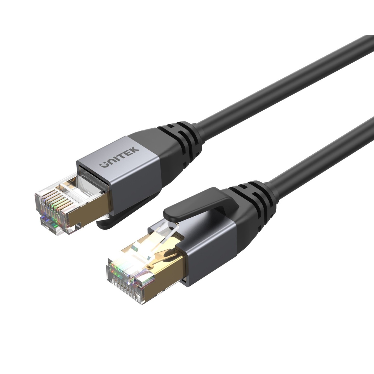 Unitek Network Patch Cable - C18149A-20M - CAT8 Black 20.0m — Buy in Cyprus with Fast Delivery