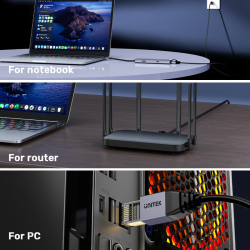 Buy Unitek Network Patch Cable - C18149A-20M - CAT8 Black 20.0m in Cyprus, Nicosia, Limassol, Larnaka, Pafos