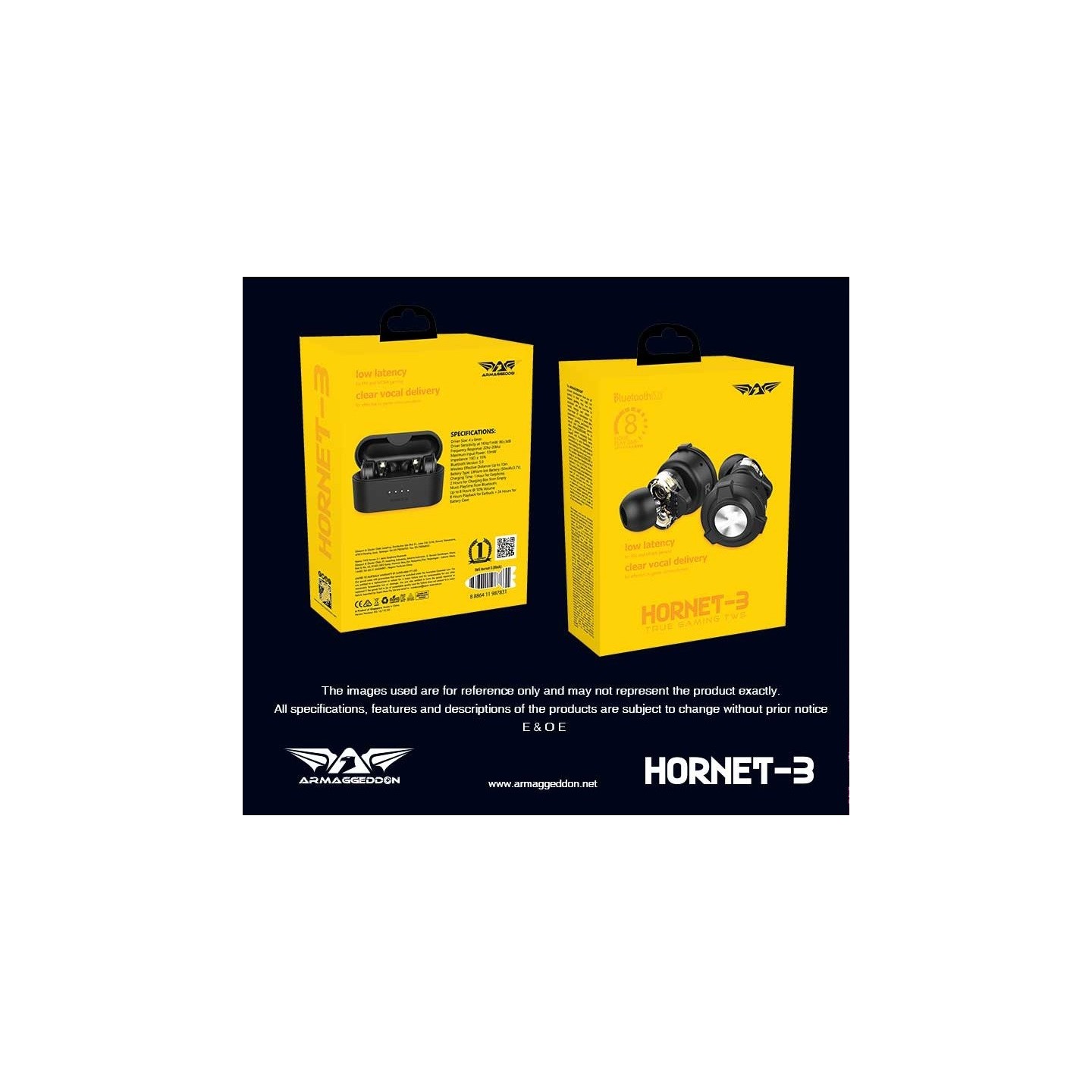 Armaggeddon Earphones - HORNET 3 - Dual Driver TWS Gaming Earphones — Buy in Cyprus with Fast Delivery