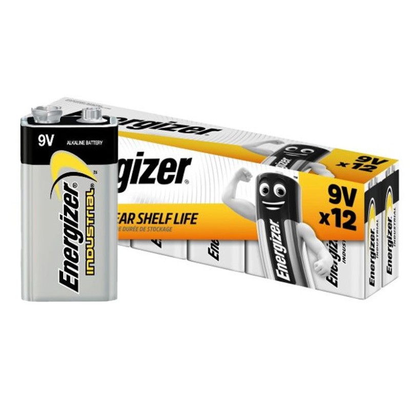 Buy Energizer Alkaline 9V - 12pcs Industrial in Cyprus, Nicosia, Limassol, Larnaka, Pafos