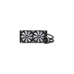 Buy Sharkoon S80 RGB - 240mm AIO Liquid Cooler - 2x120mm PWM ARGB Fans, Black in Cyprus, Nicosia, Limassol, Larnaka, Pafos