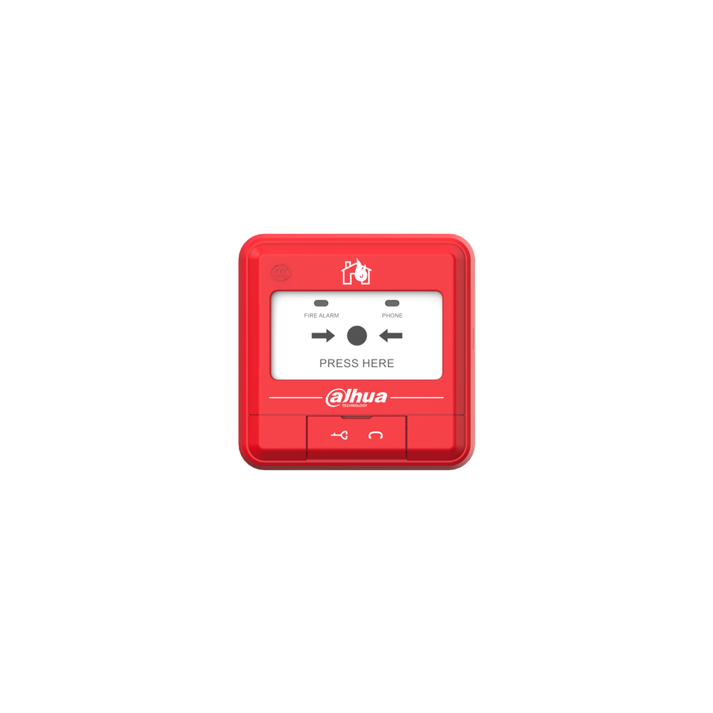 Dahua Addressable Fire Alarm Manual Call Point - HY-1200-CTXF - without Base — Buy in Cyprus with Fast Delivery