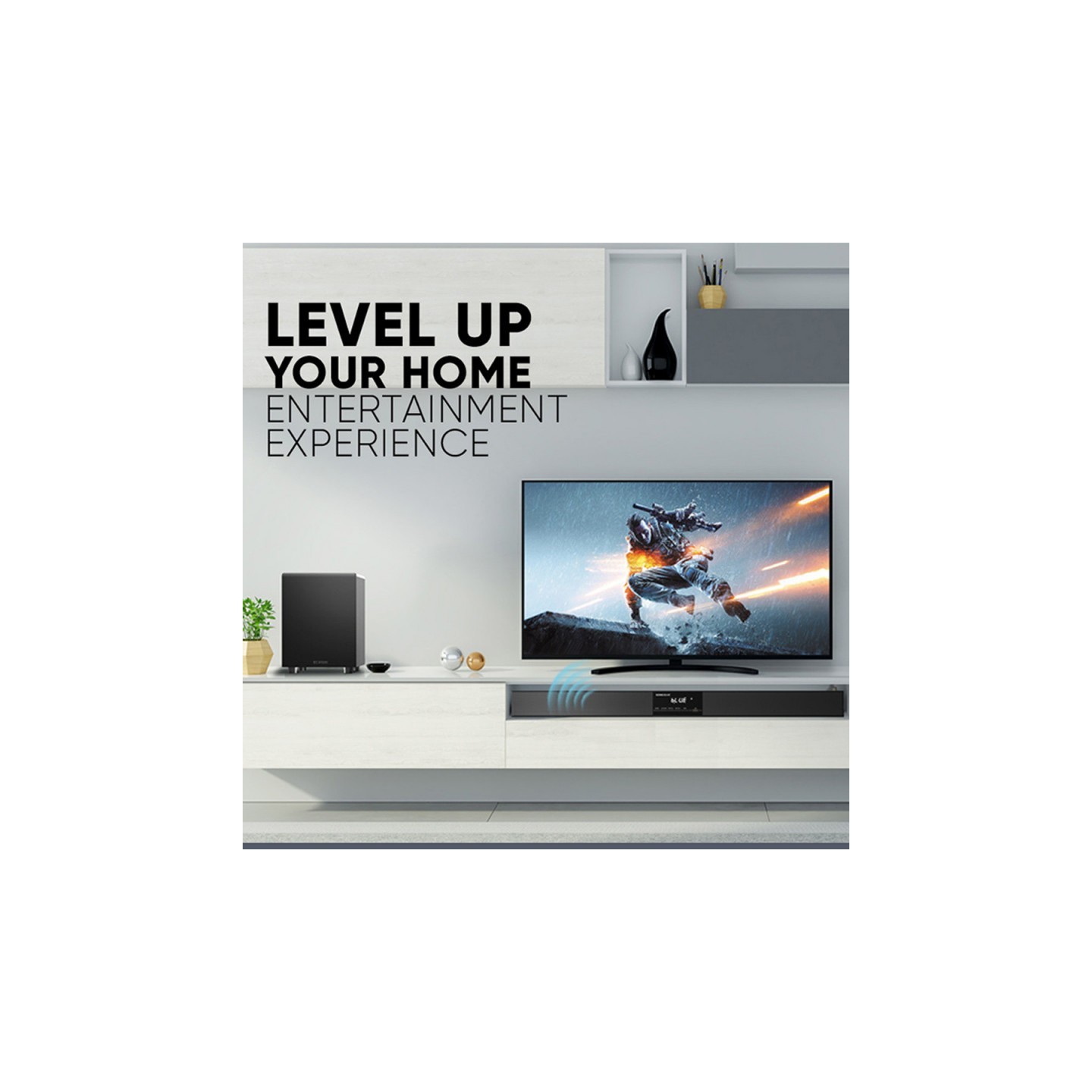 SonicGear SoundBar - BT-6500 - 200W & Wireless SubWoofer BT-USB-FM-HDMI — Buy in Cyprus with Fast Delivery