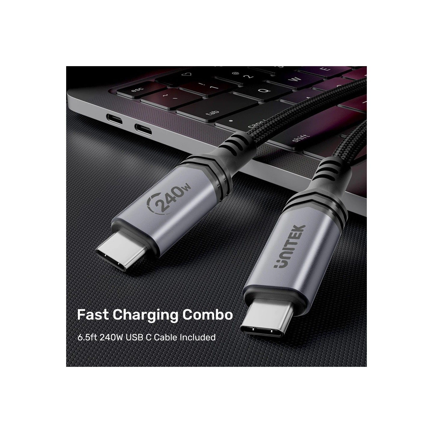 Unitek Charge - P1115A - 140W 4in1 GaN Charger+240W Cable — Buy in Cyprus with Fast Delivery