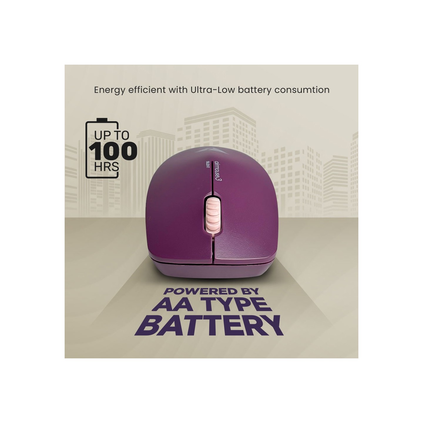 Alcatroz Airmouse 3 Silent Wireless Mouse White - 1200 CPI (Boxed) — Buy in Cyprus with Fast Delivery