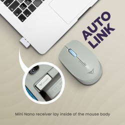 Alcatroz Airmouse 3 Silent Wireless Mouse White - 1200 CPI (Boxed) — Buy in Cyprus with Fast Delivery