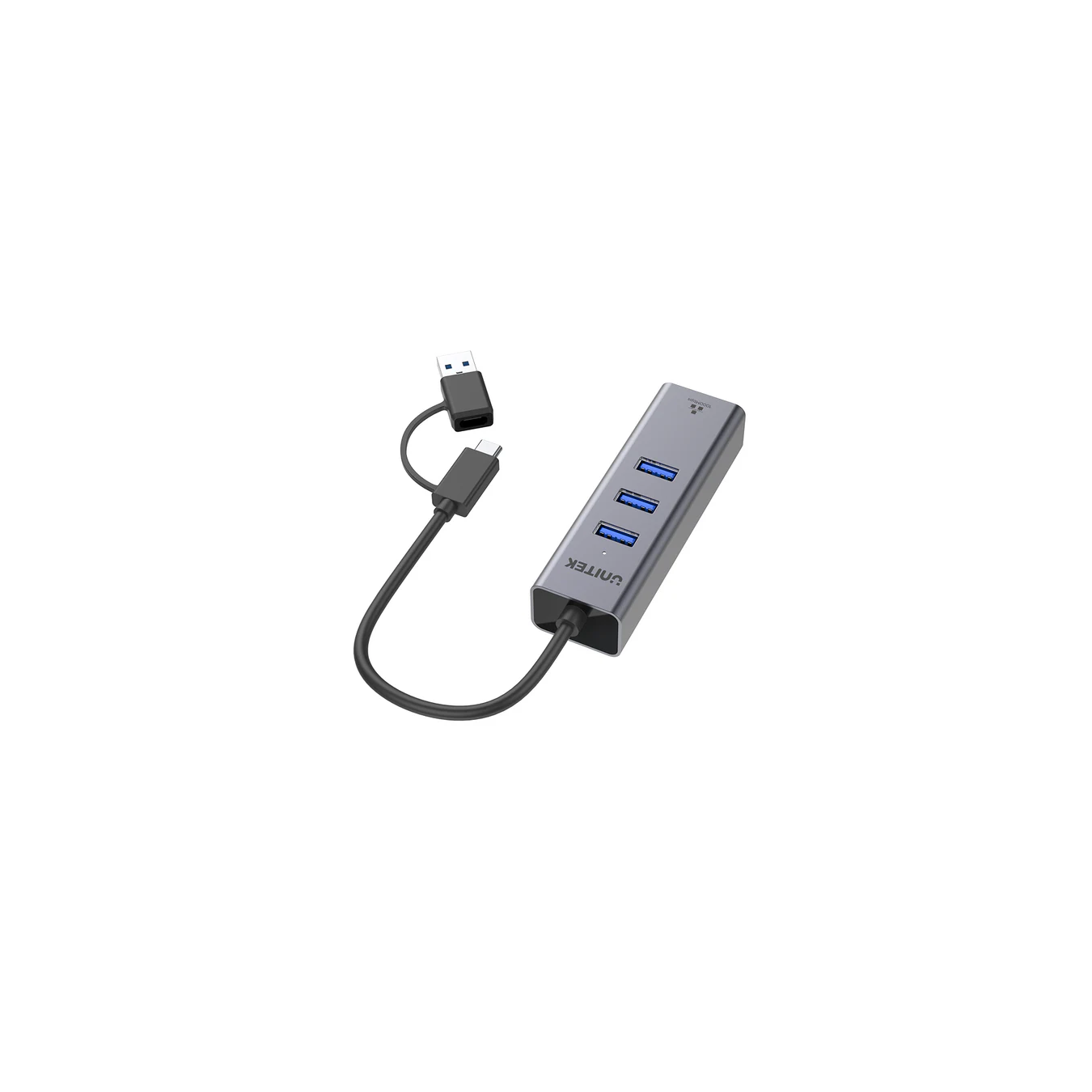 Unitek Y-3088B USB-C Hub – 3x USB 3.0 Gigabit LAN | Armenius Store