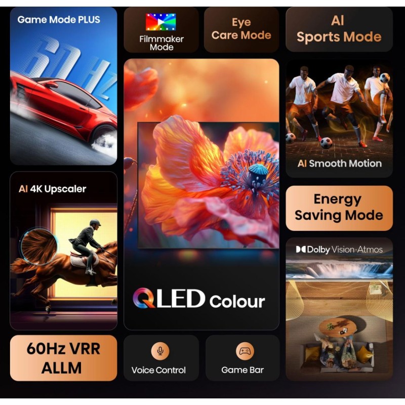 Buy Hisense TV - 50E7Q - 50'' 4K QLED TV Smart in Cyprus, Nicosia, Limassol, Larnaka, Pafos