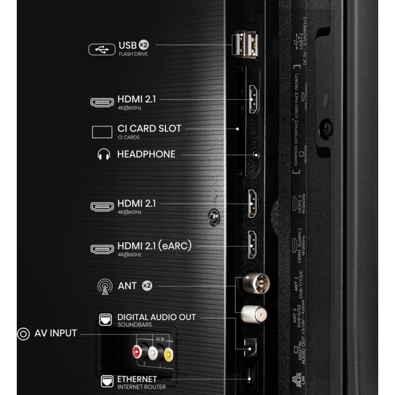 Buy Hisense TV - 50E7Q - 50'' 4K QLED TV Smart in Cyprus, Nicosia, Limassol, Larnaka, Pafos