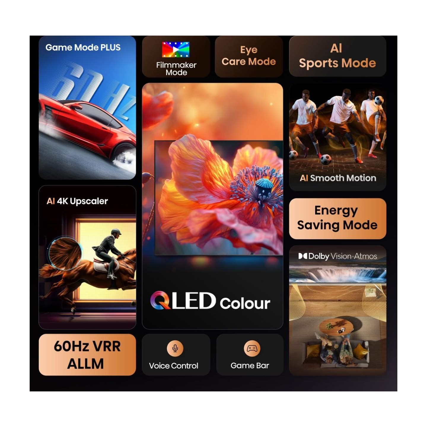 Hisense TV - 50E7Q - 50'' 4K QLED TV Smart — Buy in Cyprus with Fast Delivery