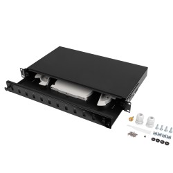 Buy Lanberg Fiber ODF - for 12xSC Simplex or 12xLC Duplex Adapters RM Metal in Cyprus, Nicosia, Limassol, Larnaka, Pafos
