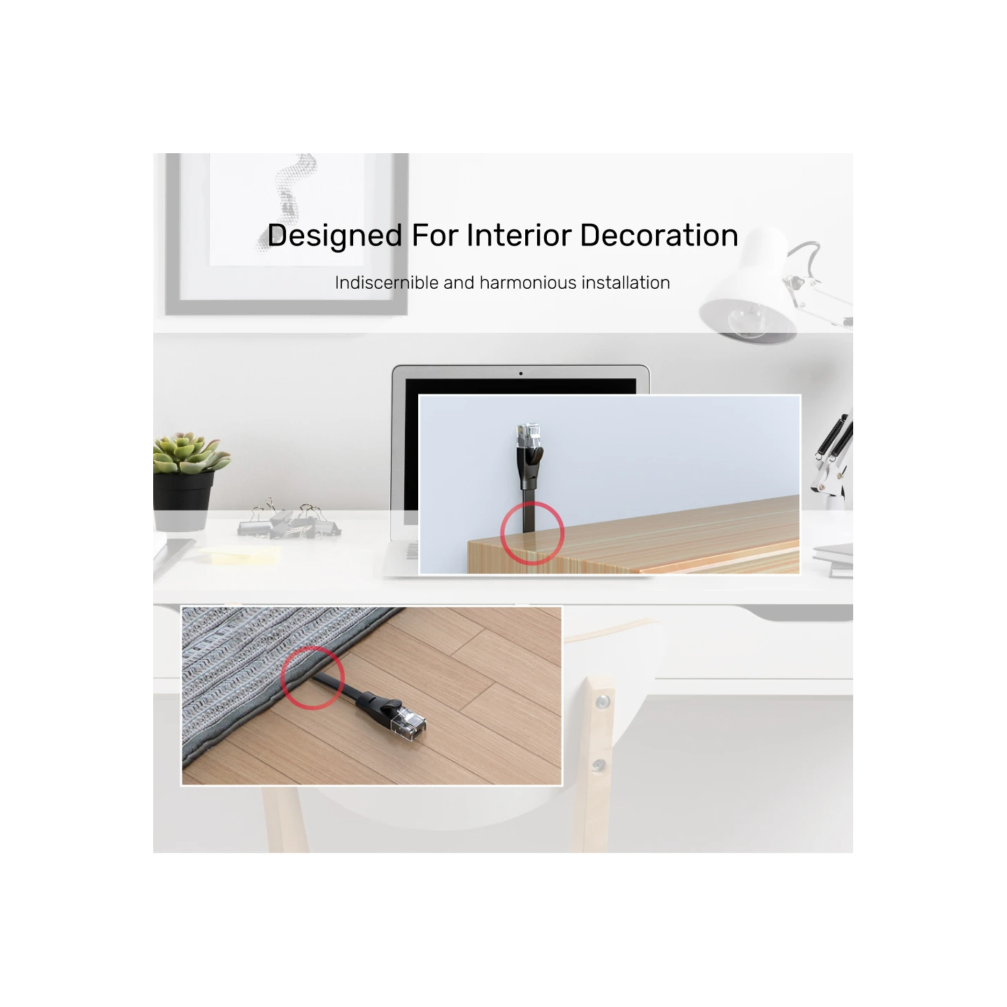 Unitek Flat Patch Cable - C1815GBK - CAT6 Black 20.0m — Buy in Cyprus with Fast Delivery