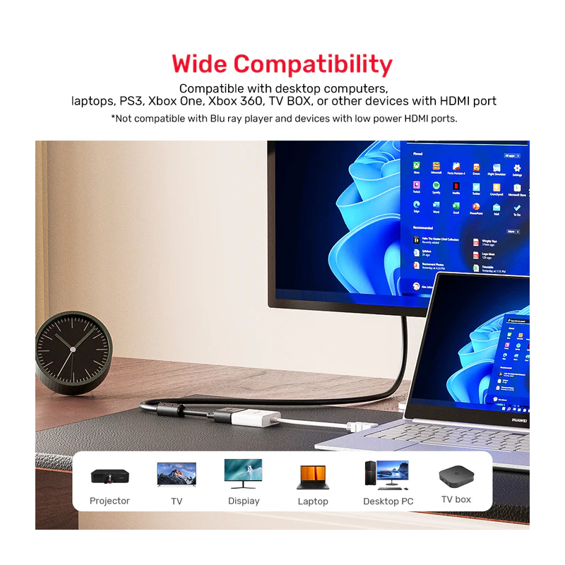 Buy Unitek HDMI to VGA Converter - Y-6333C01 - without Power Port in Cyprus, Nicosia, Limassol, Larnaka, Pafos