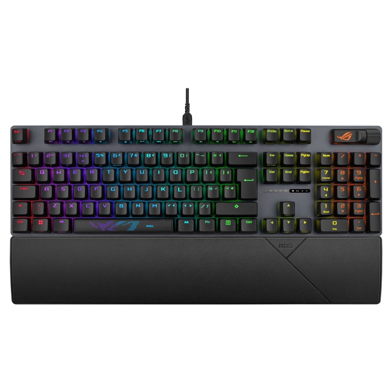 Buy ASUS Gaming Keyboard - NXSWV2 - Mechanical Wired Wrist Rest RGB ROG STRIX SC... in Cyprus, Nicosia, Limassol, Larnaka, Pafos