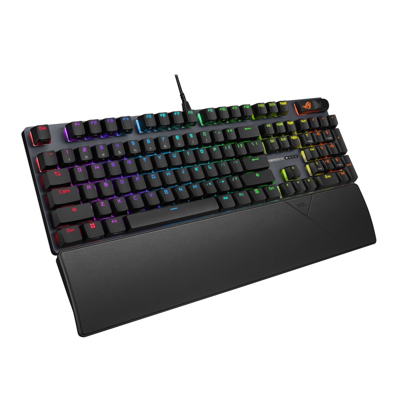 Buy ASUS Gaming Keyboard - NXSWV2 - Mechanical Wired Wrist Rest RGB ROG STRIX SC... in Cyprus, Nicosia, Limassol, Larnaka, Pafos