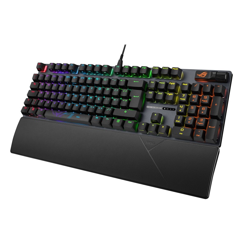 Buy ASUS Gaming Keyboard - NXSWV2 - Mechanical Wired Wrist Rest RGB ROG STRIX SC... in Cyprus, Nicosia, Limassol, Larnaka, Pafos