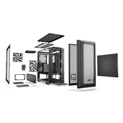 Buy be quiet! Dark Base 701 - White - E-ATX/ATX PC Case, 3x140mm PWM Fans, ARGB,... in Cyprus, Nicosia, Limassol, Larnaka, Pafos