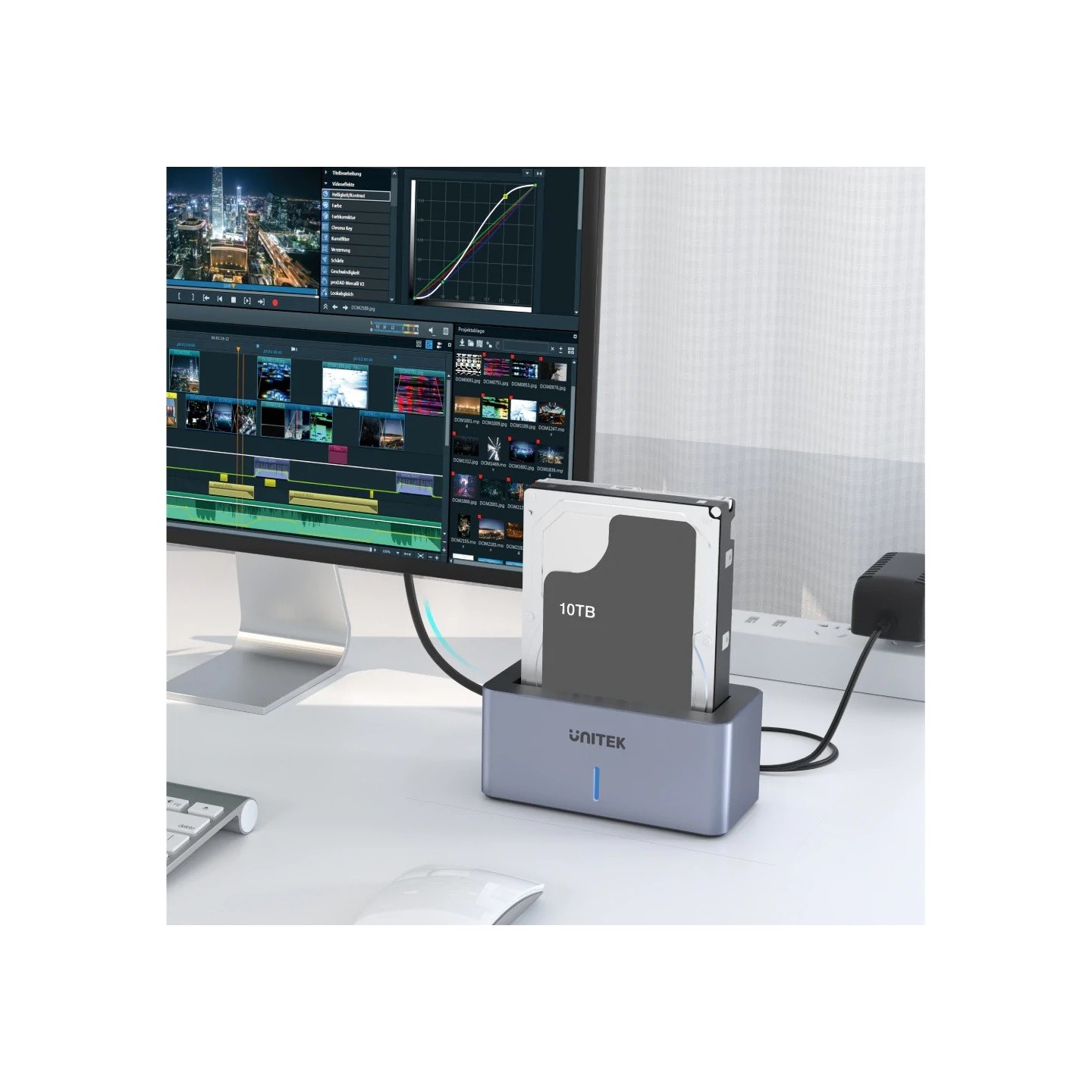 Unitek HDK SATA6G Single Bay HDD Docking Station - S1304A - Single Bay HDD Docking Station — Buy in Cyprus with Fast Delivery