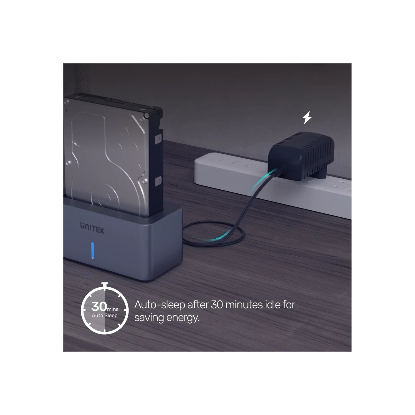 Unitek HDK SATA6G Single Bay HDD Docking Station - S1304A - Single Bay HDD Docking Station — Buy in Cyprus with Fast Delivery