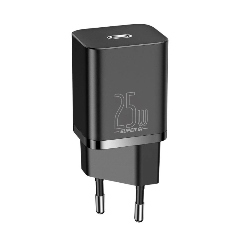 Buy Baseus Wall Charger - 25W USB-C EU Black in Cyprus, Nicosia, Limassol, Larnaka, Pafos