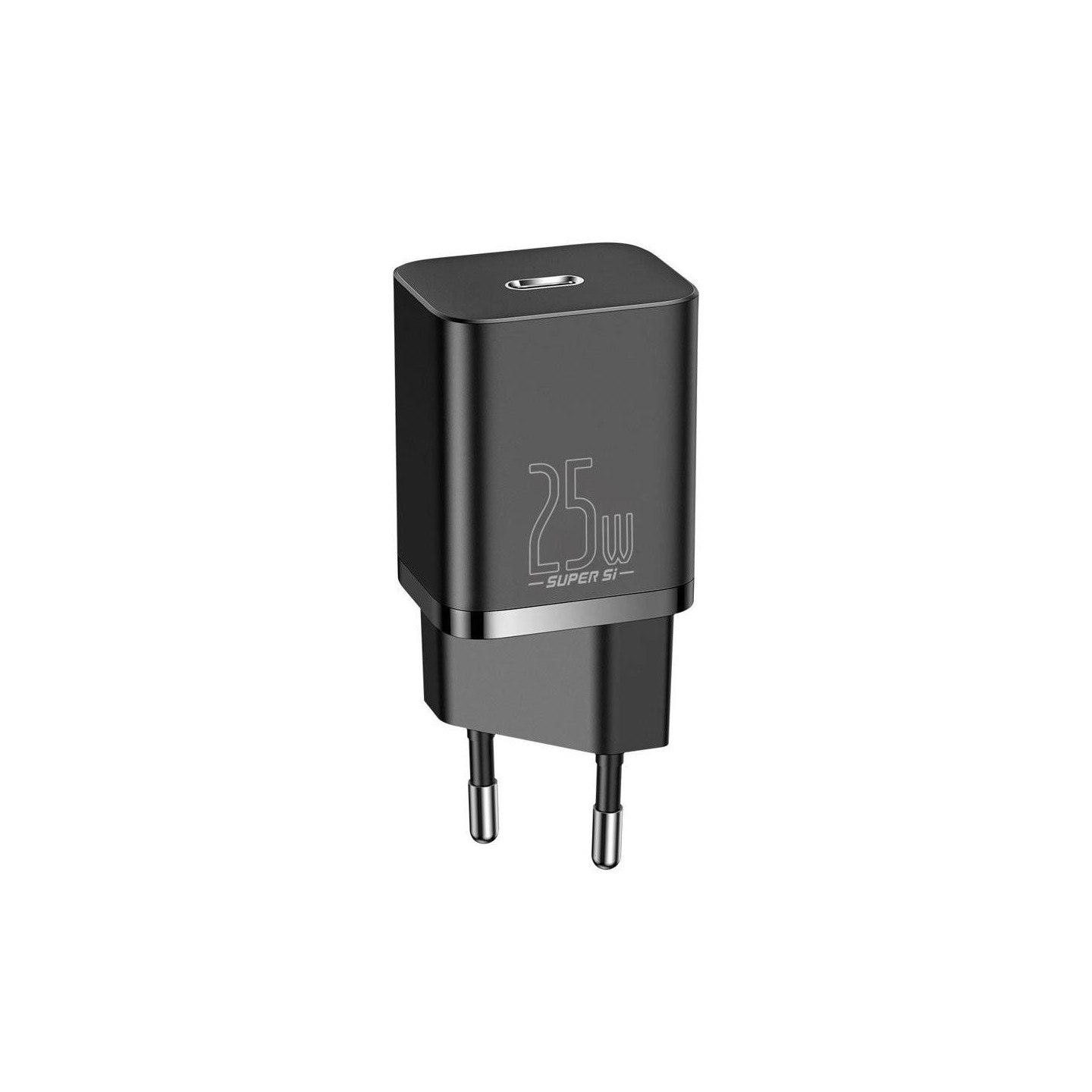 Baseus Wall Charger - 25W USB-C EU Black — Buy in Cyprus with Fast Delivery