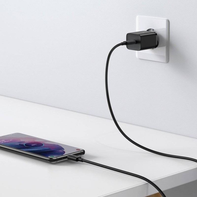 Buy Baseus Wall Charger - 25W USB-C EU Black in Cyprus, Nicosia, Limassol, Larnaka, Pafos