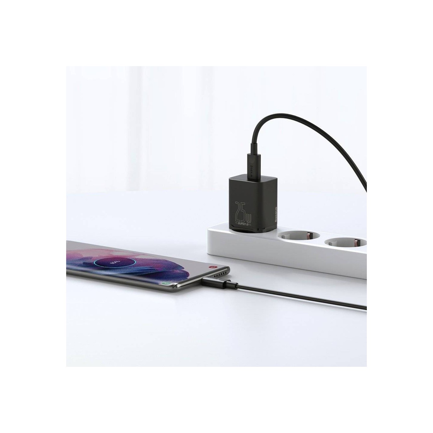 Baseus Wall Charger - 25W USB-C EU Black — Buy in Cyprus with Fast Delivery