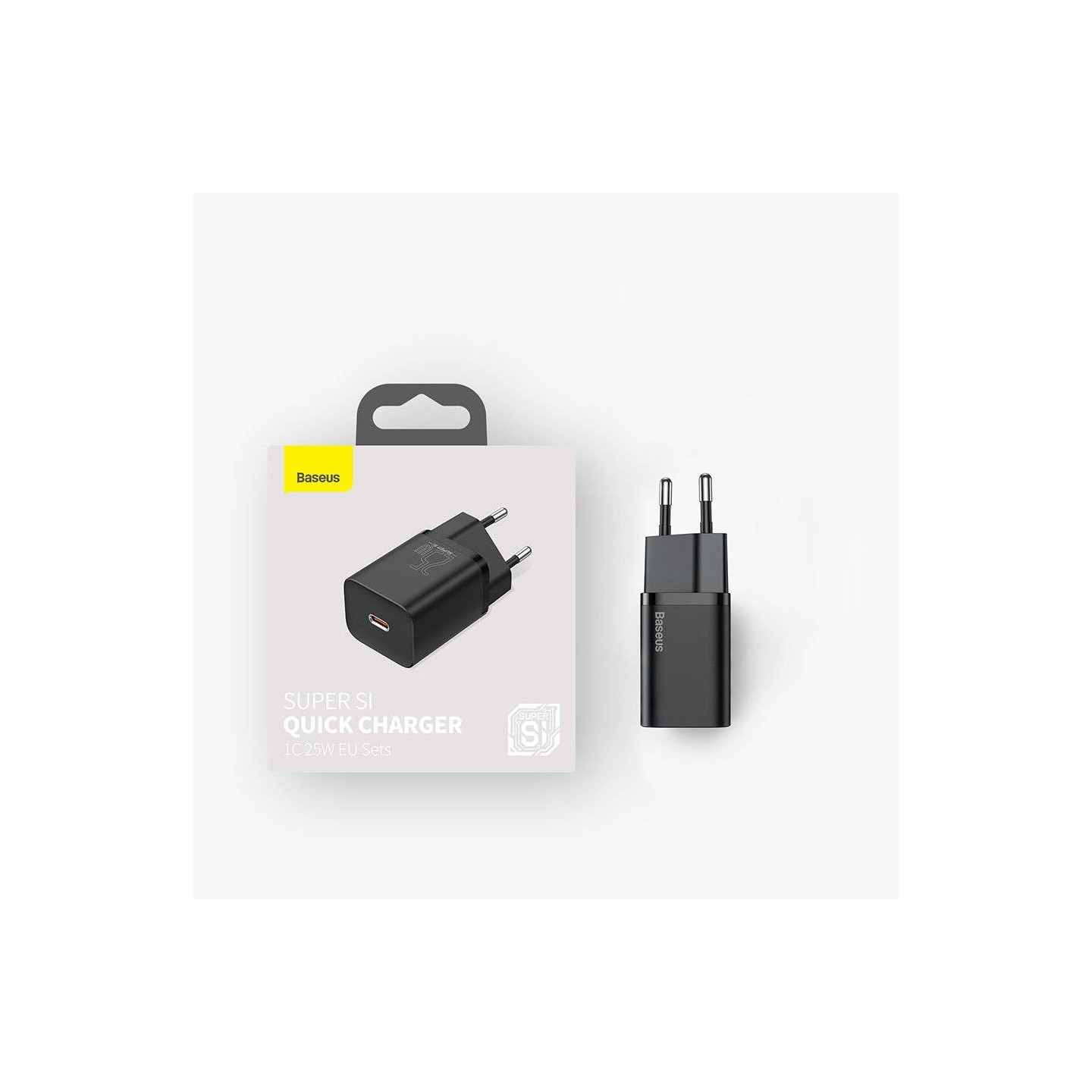 Baseus Wall Charger - 25W USB-C EU Black — Buy in Cyprus with Fast Delivery