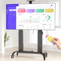 Buy NBMounts Heavy Duty Motorized TV Trolley - TW100 - Supports up to 110'' & 13... in Cyprus, Nicosia, Limassol, Larnaka, Pafos