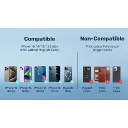 Buy Unitek Wireless 15W MagSafe Car Mount Kit with Cooling Fan + 38W Charger & U... in Cyprus, Nicosia, Limassol, Larnaka, Pafos