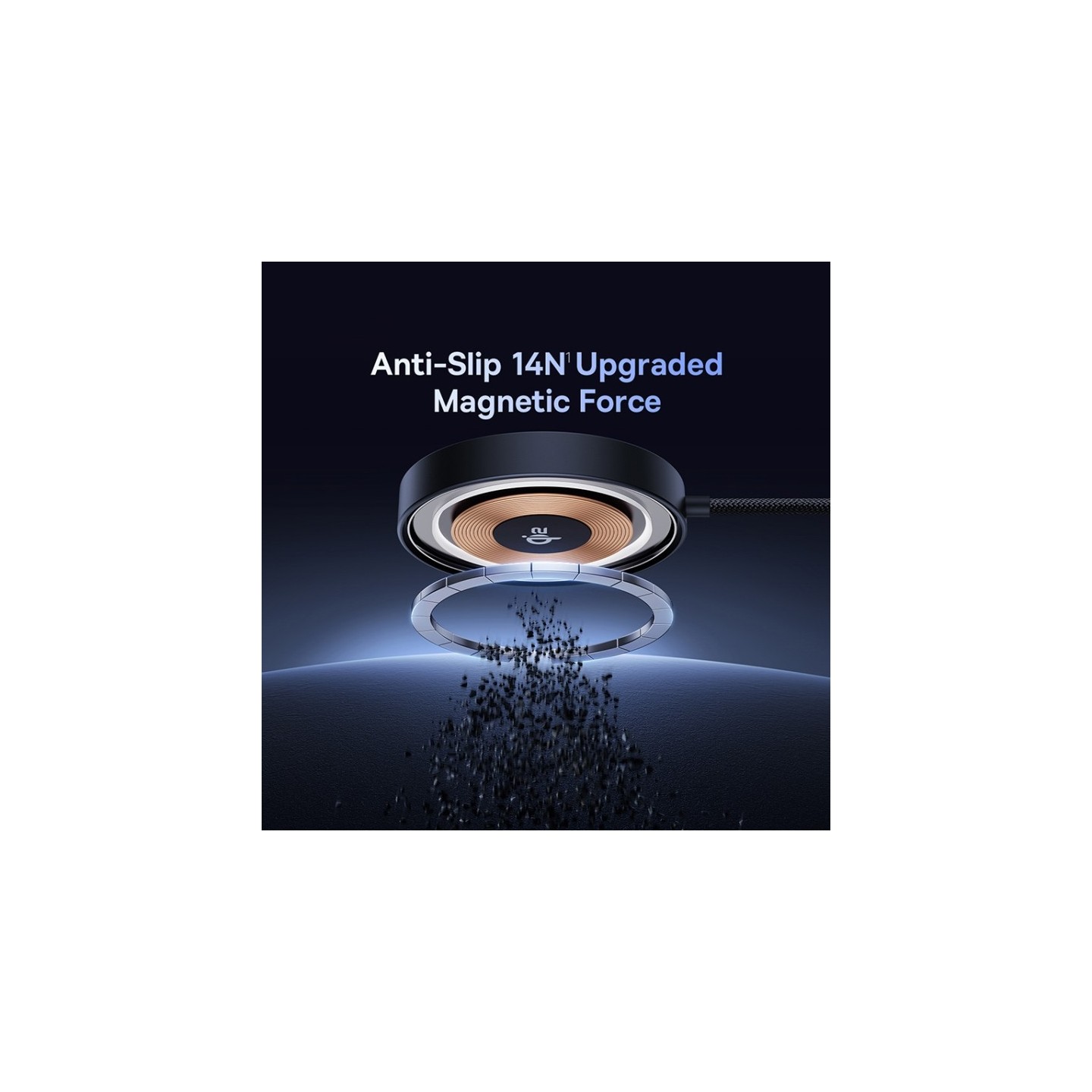 Baseus Charger Desktop Wireless 15W Qi2 - SIMPLE MINI 4 - Baseus Charger Desktop Wireless 15W Qi2