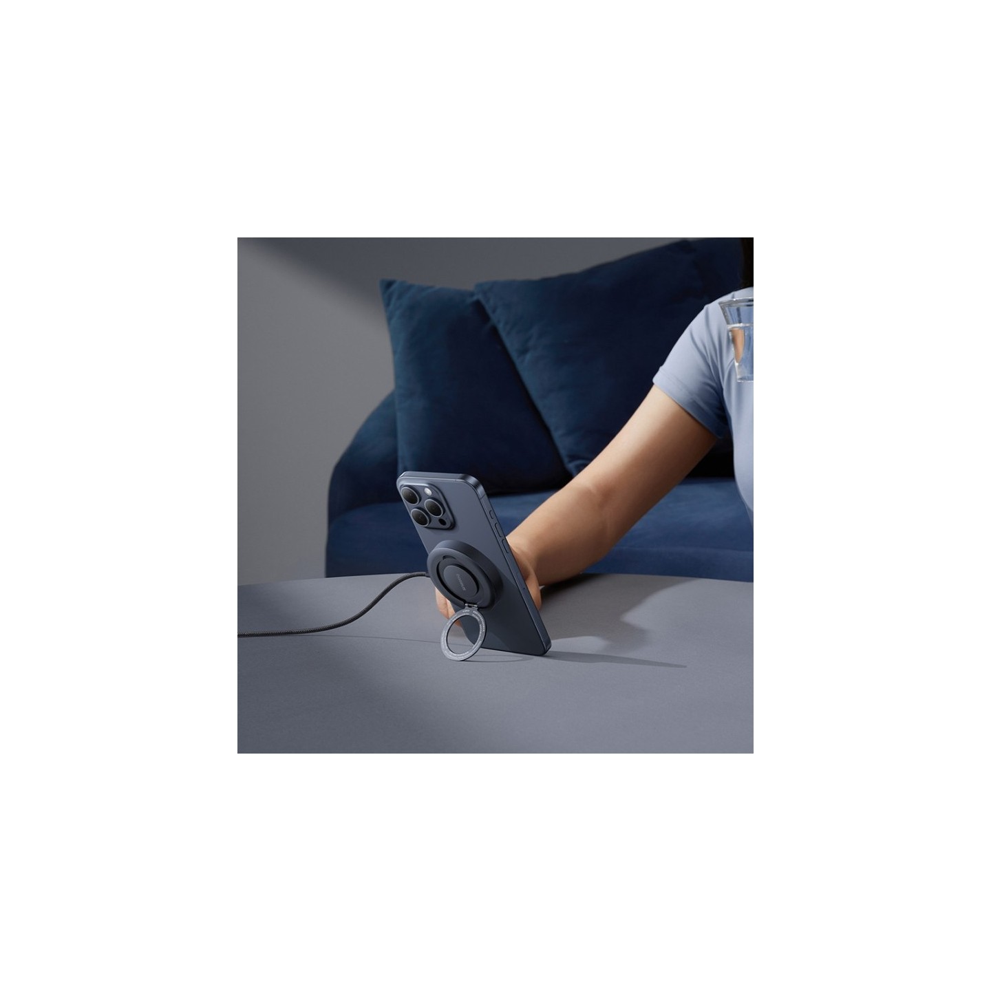 Baseus Charger Desktop Wireless 15W Qi2 - SIMPLE MINI 4 - Baseus Charger Desktop Wireless 15W Qi2