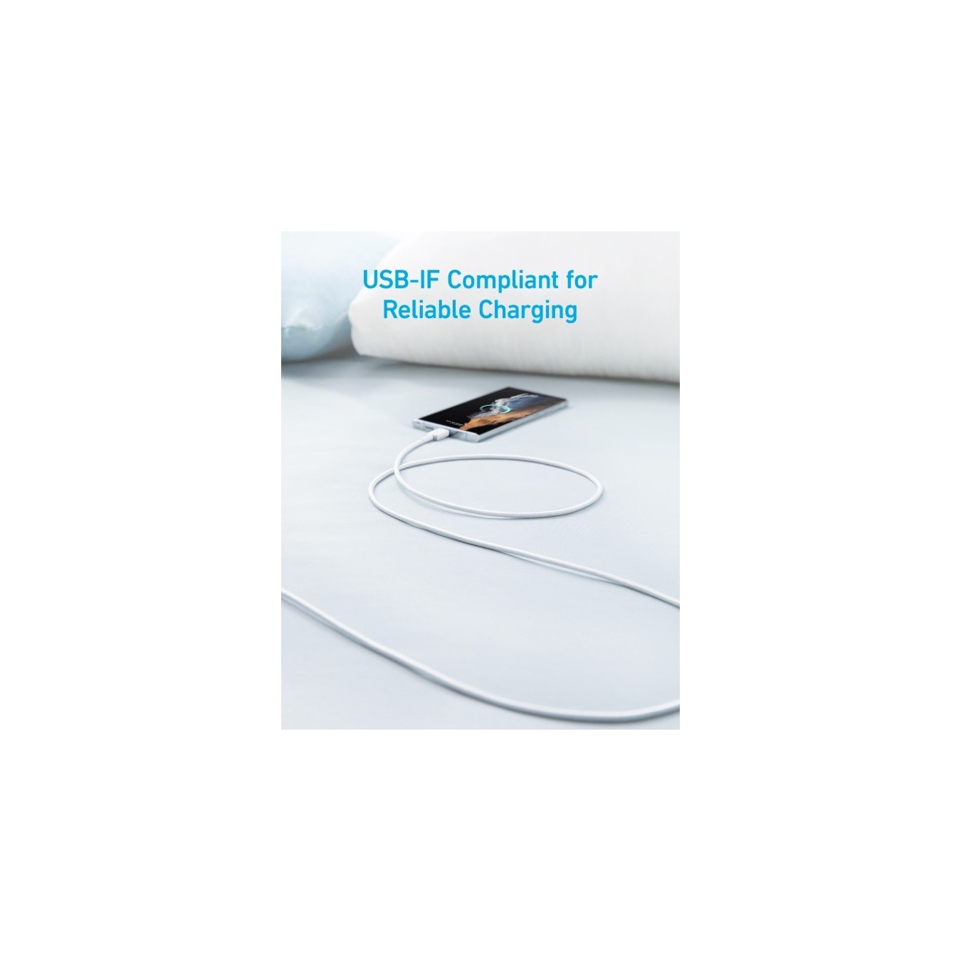 Anker Mobile Cable USB A to USB C - 322 - 0.9m - White — Buy in Cyprus with Fast Delivery