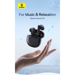 Buy Baseus Headphones In Ear TWS - Bowie E13 - Galaxy Black in Cyprus, Nicosia, Limassol, Larnaka, Pafos