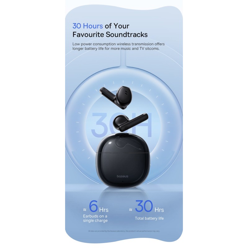 Buy Baseus Headphones In Ear TWS - Bowie E13 - Galaxy Black in Cyprus, Nicosia, Limassol, Larnaka, Pafos