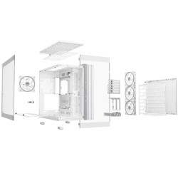 Buy be quiet! Light Base 900 DX Full Tower Case - White, ARGB LED, E-ATX/ATX Sup... in Cyprus, Nicosia, Limassol, Larnaka, Pafos