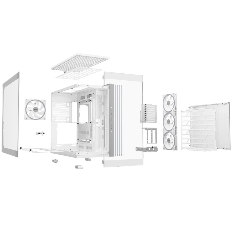 Buy be quiet! Light Base 900 DX Full Tower Case - White, ARGB LED, E-ATX/ATX Sup... in Cyprus, Nicosia, Limassol, Larnaka, Pafos