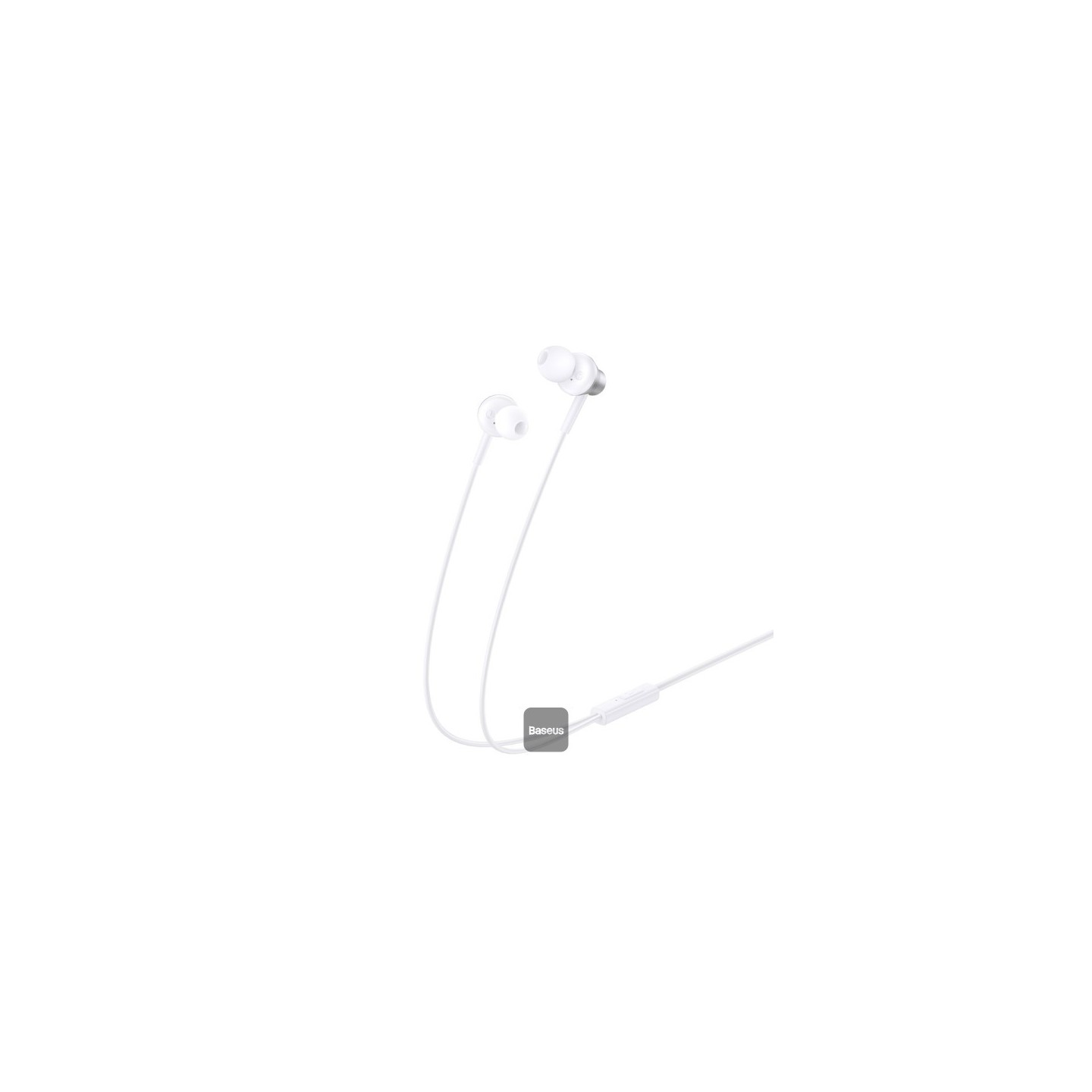 Baseus Earphones - CZ11 - Wired Type C Encok White — Buy in Cyprus with Fast Delivery