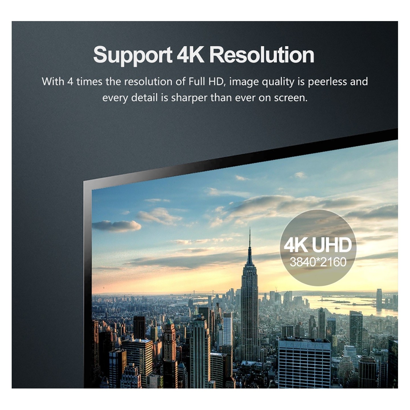 Unitek DisplayPort 1.2 Cable 4K60Hz M-M 3.0m - Y-C609BK - DisplayPort 1.2 Cable 4K60Hz M-M 3.0m