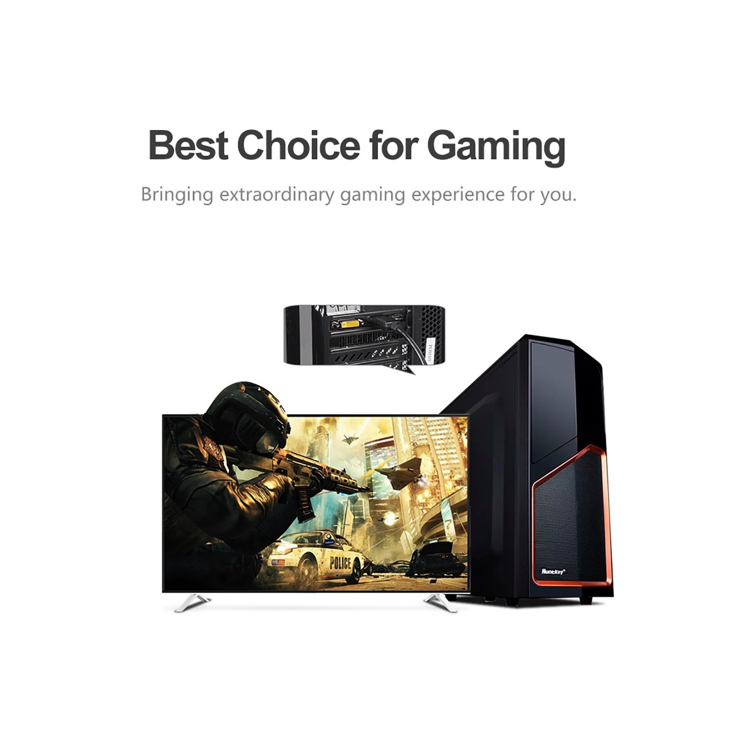 Unitek DisplayPort 1.2 Cable 4K60Hz M-M 3.0m - Y-C609BK - DisplayPort 1.2 Cable 4K60Hz M-M 3.0m