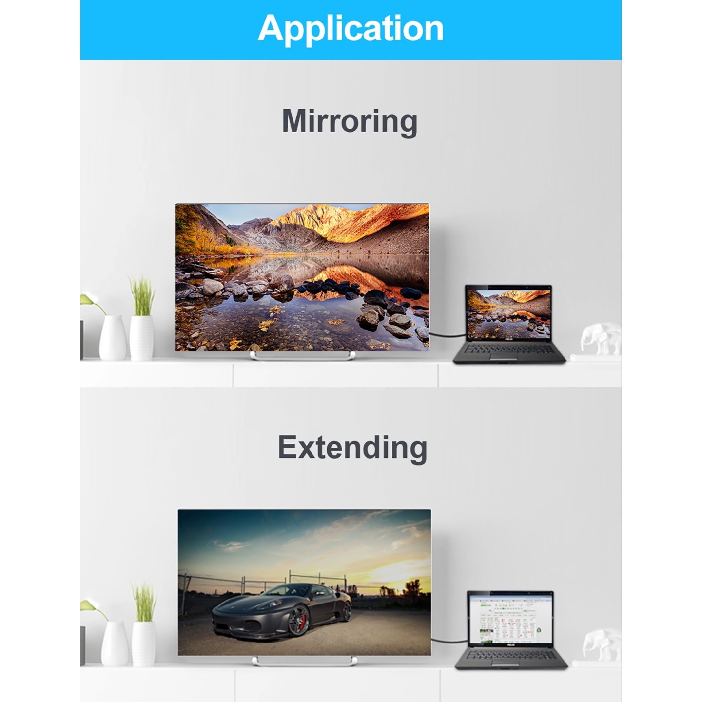 Unitek DisplayPort 1.2 Cable 4K60Hz M-M 3.0m - Y-C609BK - DisplayPort 1.2 Cable 4K60Hz M-M 3.0m