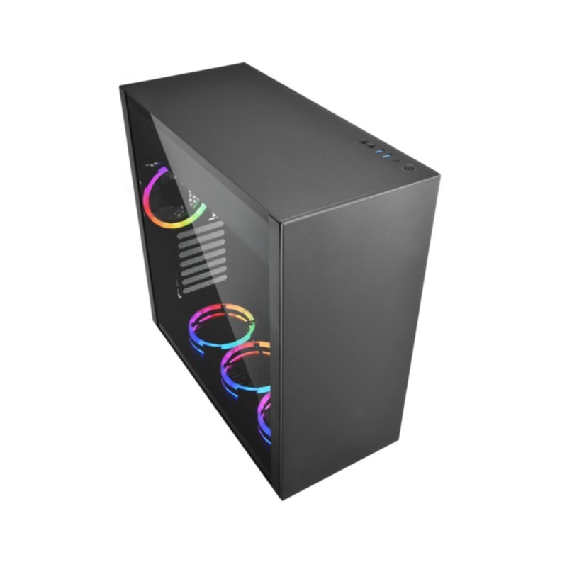 Buy Sharkoon Pure Steel RGB - Mid Tower Steel PC Case - Tempered Glass, RGB, E-A... in Cyprus, Nicosia, Limassol, Larnaka, Pafos