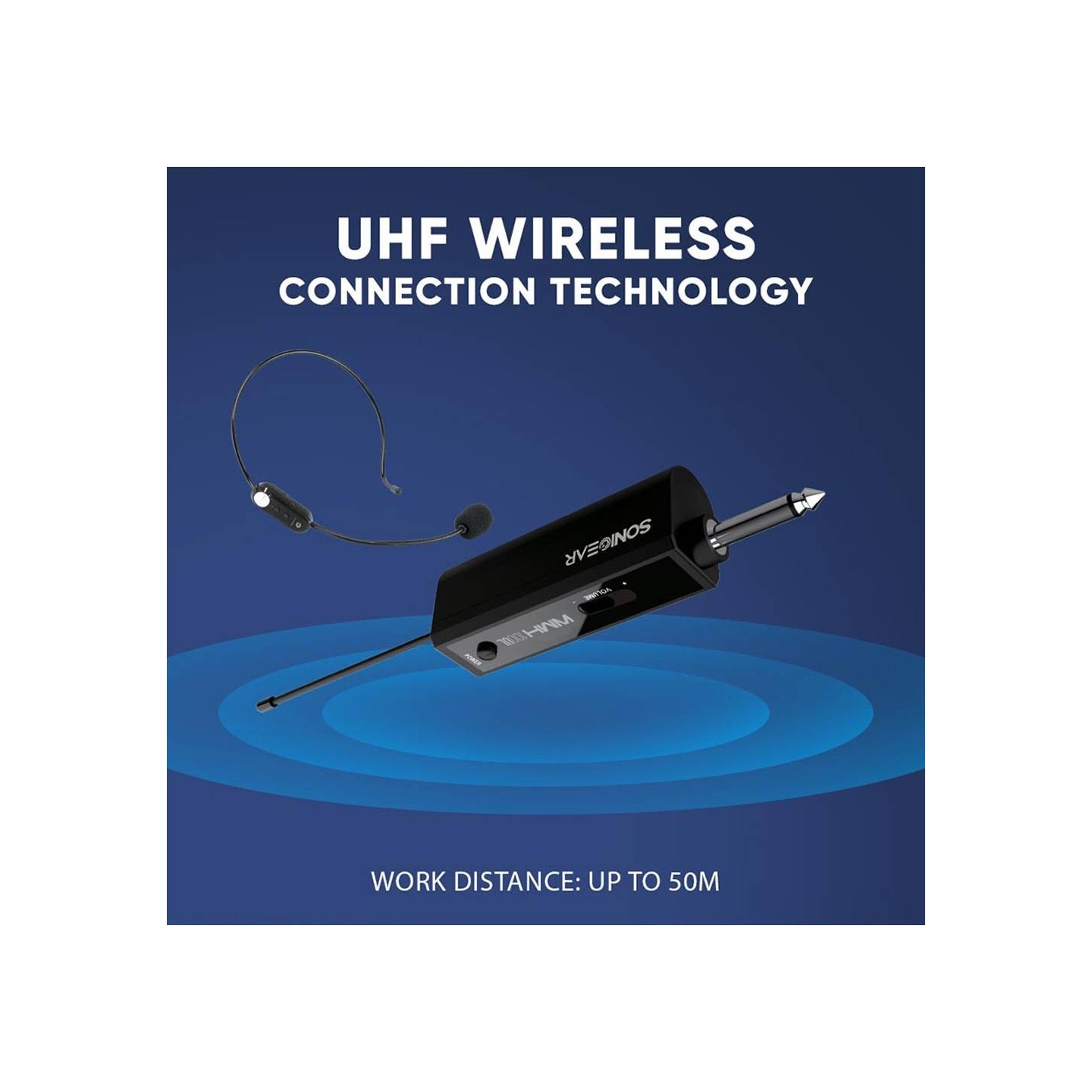 SonicGear Microphone Wireless 2xHeadsets - WMH 100 UL DUAL - Wireless, 2xHeadsets — Buy in Cyprus with Fast Delivery